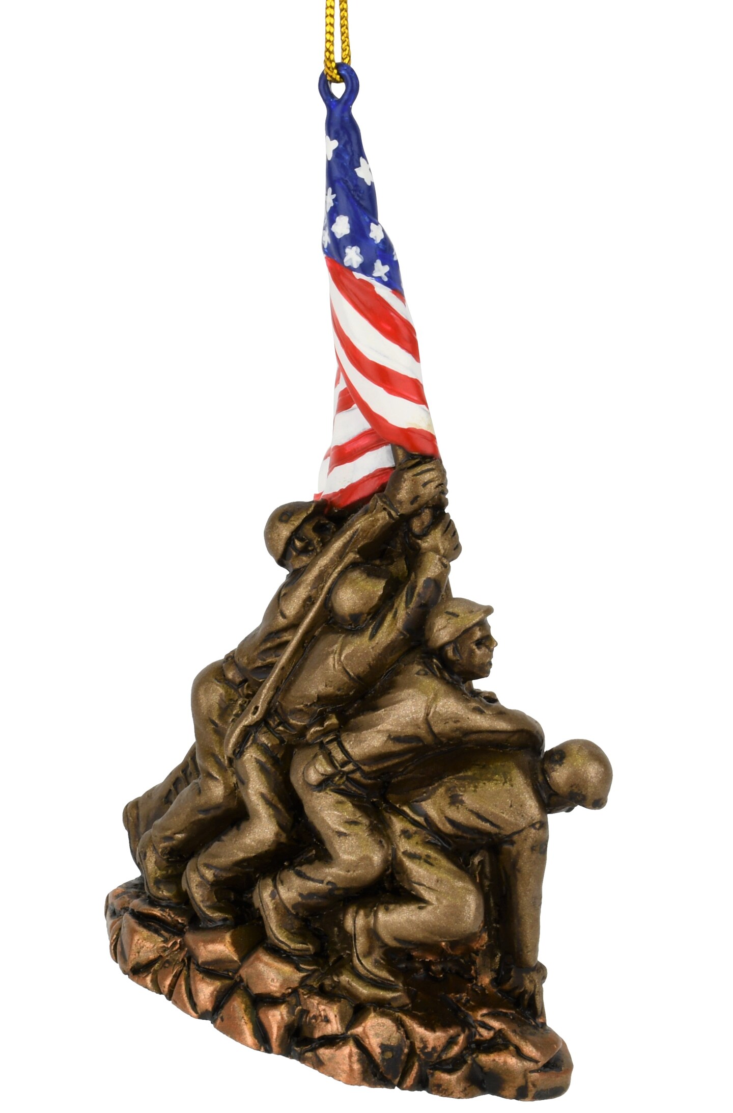 US Marine Corps War Memorial Iwo Jima Statue Christmas Ornament