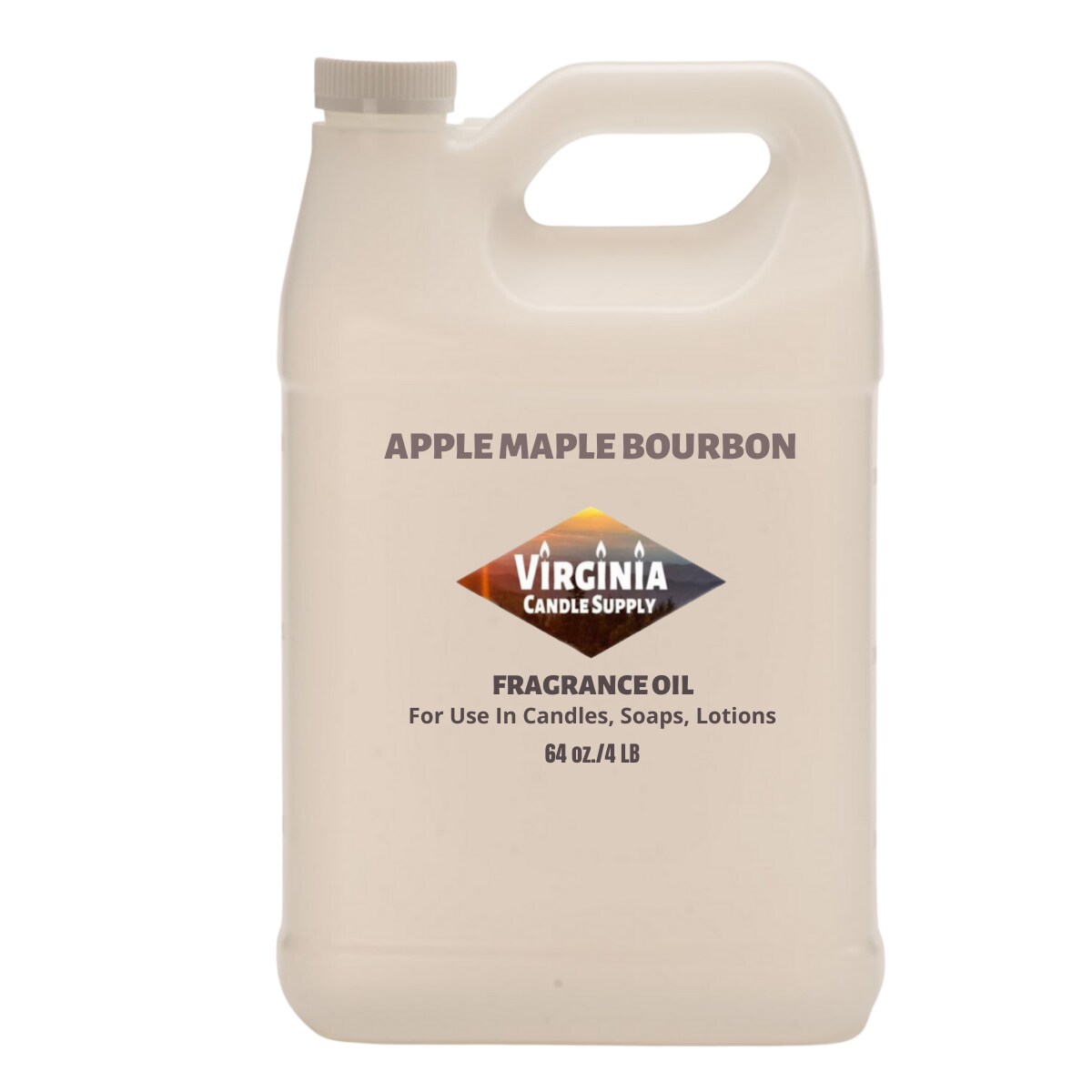 Apple Maple Bourbon Fragrance Oil (8 LB Jug) for Candle Making, Soap Making, Tart Making, Room Sprays, Lotions, Car Fresheners, Slime, Bath Bombs, Warmers…