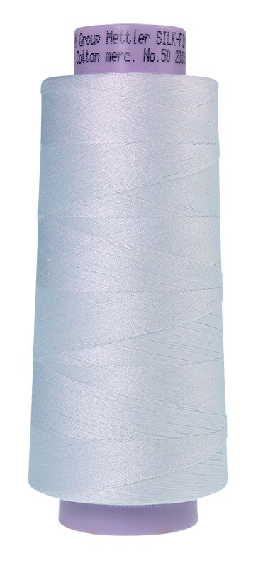 Mettler Silk-Finish Cotton 50 Thread - 2000 yd. Spool - #2000 White