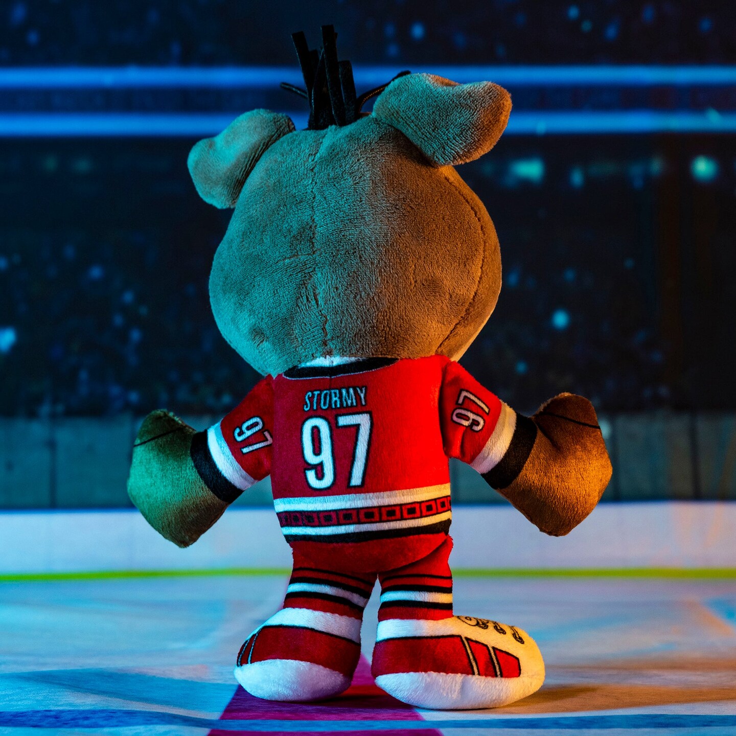 Bleacher Creatures Carolina Hurricanes Stormy 8" Kuricha Mascot Sitting