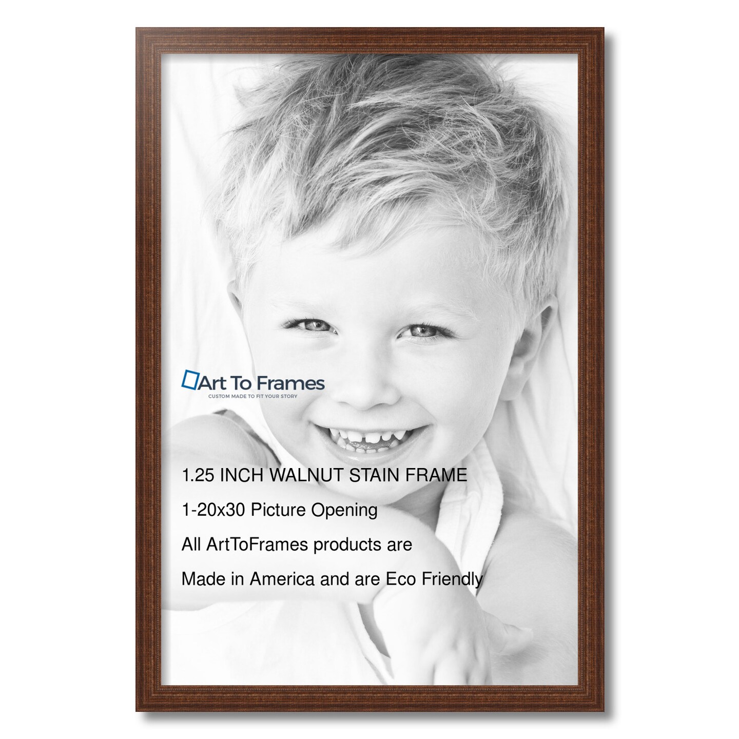 ArtToFrames 20x30 Inch  Picture Frame, This 1.25 Inch Custom Wood Poster Frame is Available in Multiple Colors, Great for Your Art or Photos - Comes with 060 Plexi Glass and  Corrugated Backing (A17PC)