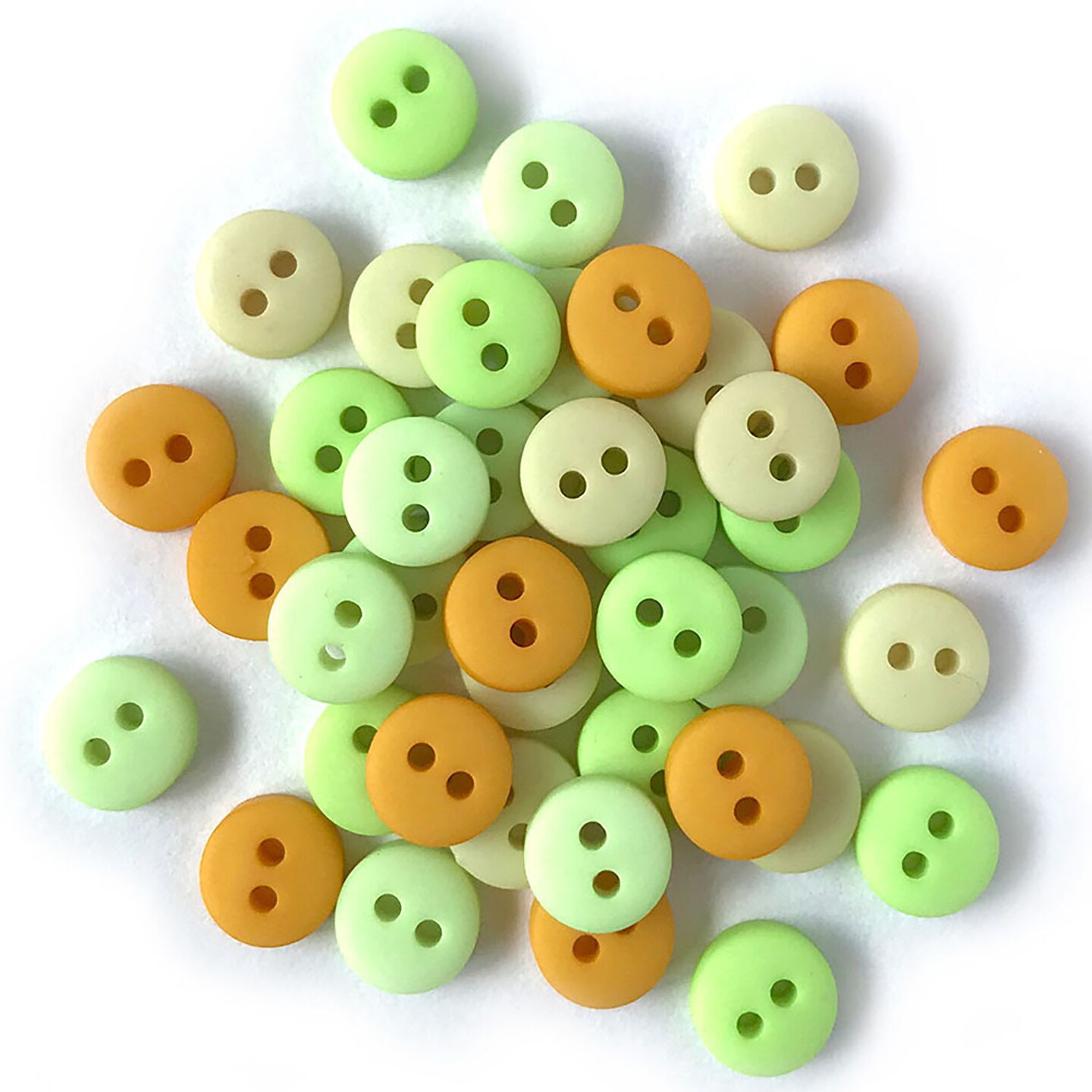 Buttons Galore and More Tiny Craft & Sewing Buttons - Assorted Colors - 105 Buttons