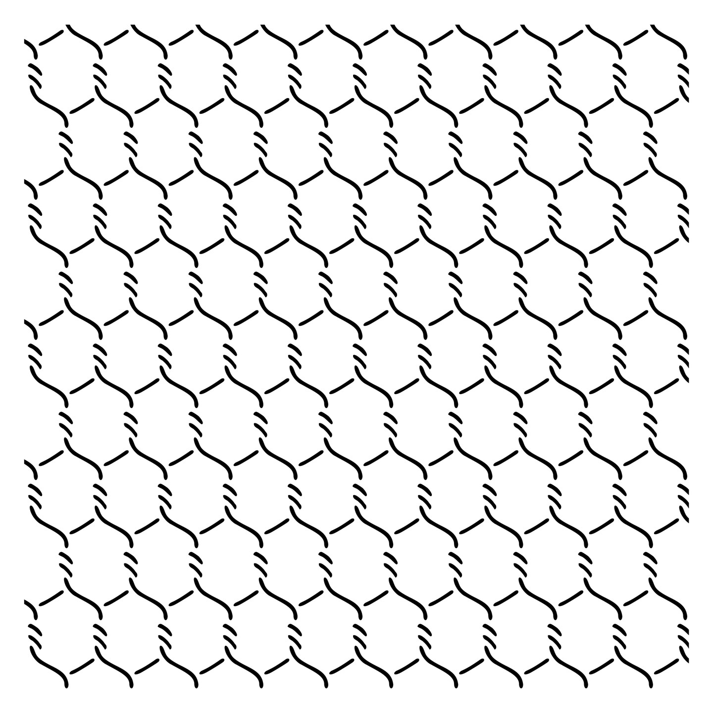 Chicken Wire All Over Embossing 12 x 12 Stencil | FS120 by Designer Stencils | Pattern Stencils |
