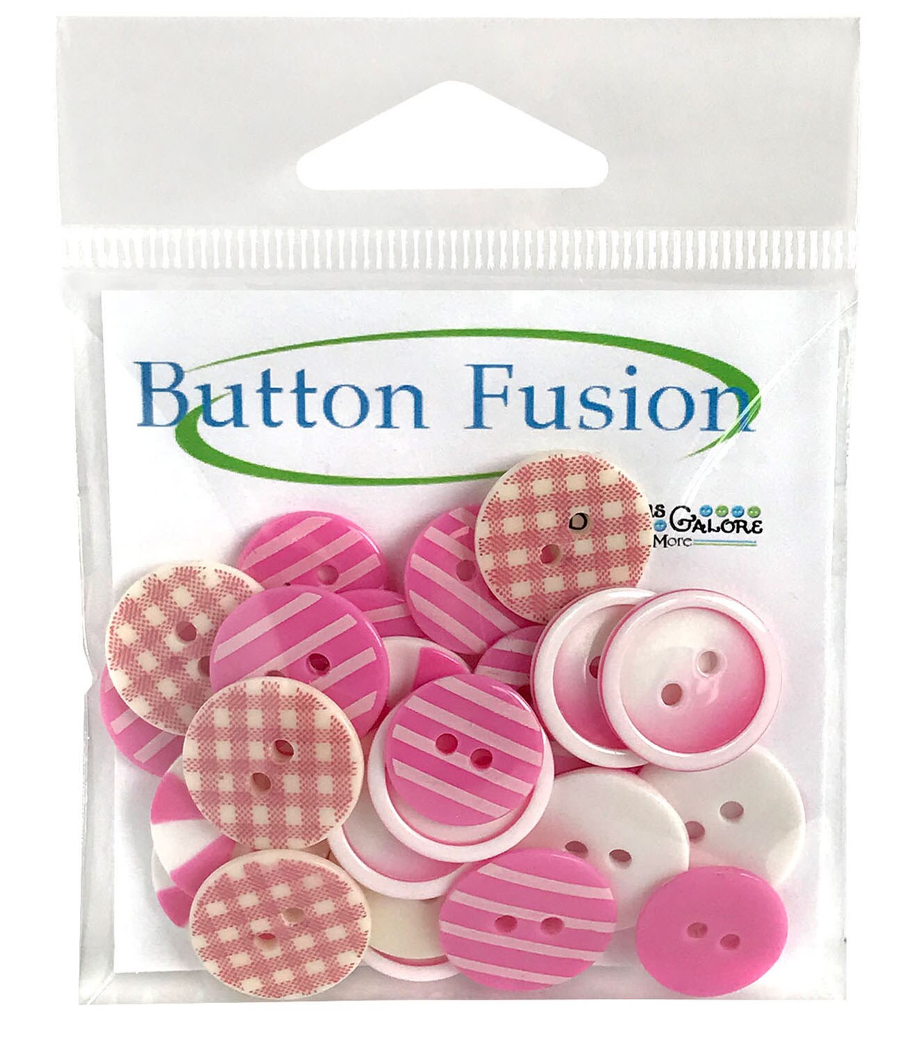 Buttons Galore and More Colorful Printed Buttons for Crafts & Sewing - 45 Buttons