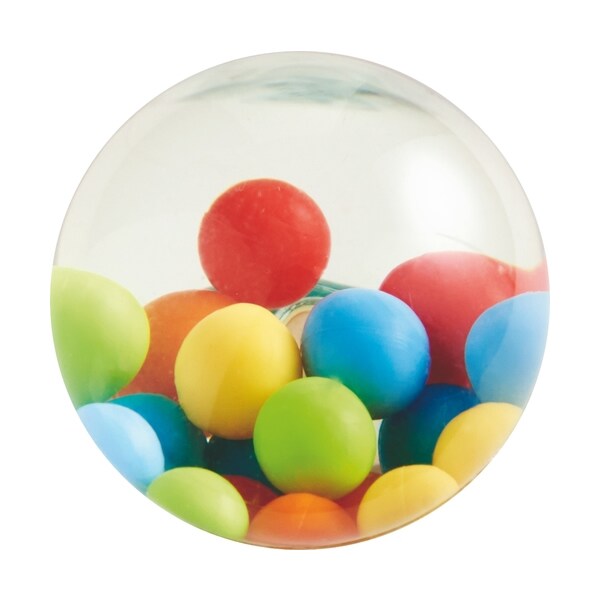 HABA Kullerbu Effect Ball - Plastic Ball with Colorful Balls Inside for use with or Without The Kullerbu Track System
