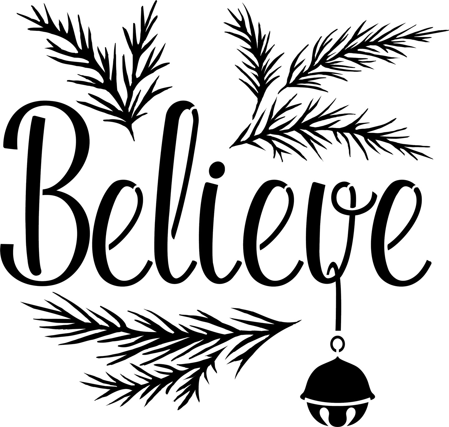 Believe Embossing 12 x 12 Stencil | FS038 by Designer Stencils | Word &#x26; Phrase Stencils | Reusable Stencils for Painting on Wood, Wall, Tile, Canvas, Paper, Fabric, Furniture, Floor | Reusable Stencil for Home Makeover | Easy to Use &#x26; Clean