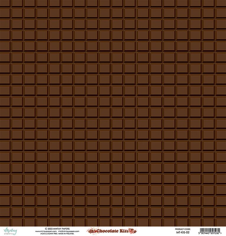 Paper 2 - Chocolate Kiss - Mintay Papers