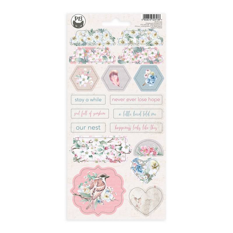 03 Chipboard Stickers Birdhouse P13 Michaels