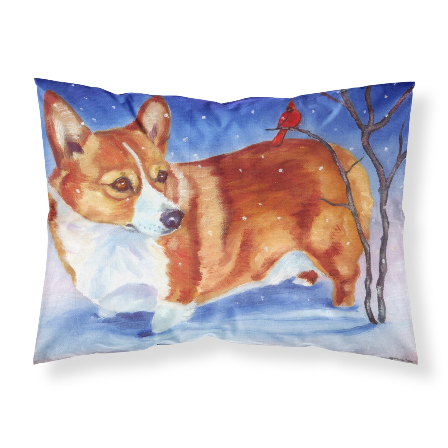 Corgi Car Pillows Set of 2 - Watercolor Corgi Car Pillows Set of 2 - Watercolor