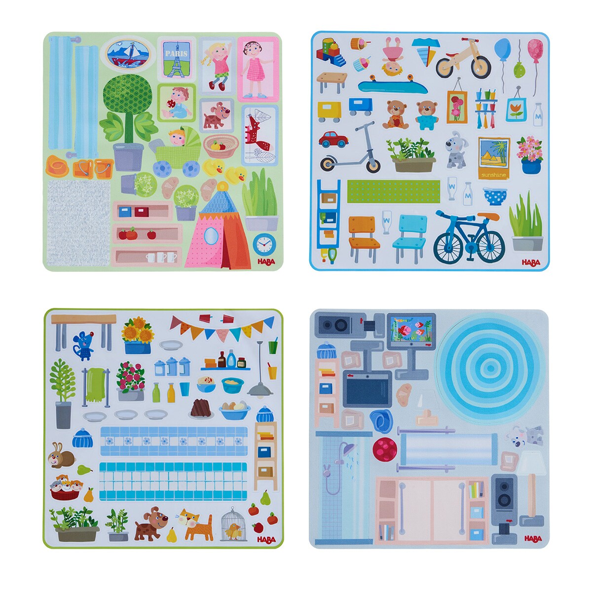 HABA Little Friends Town Villa Removal Decals
