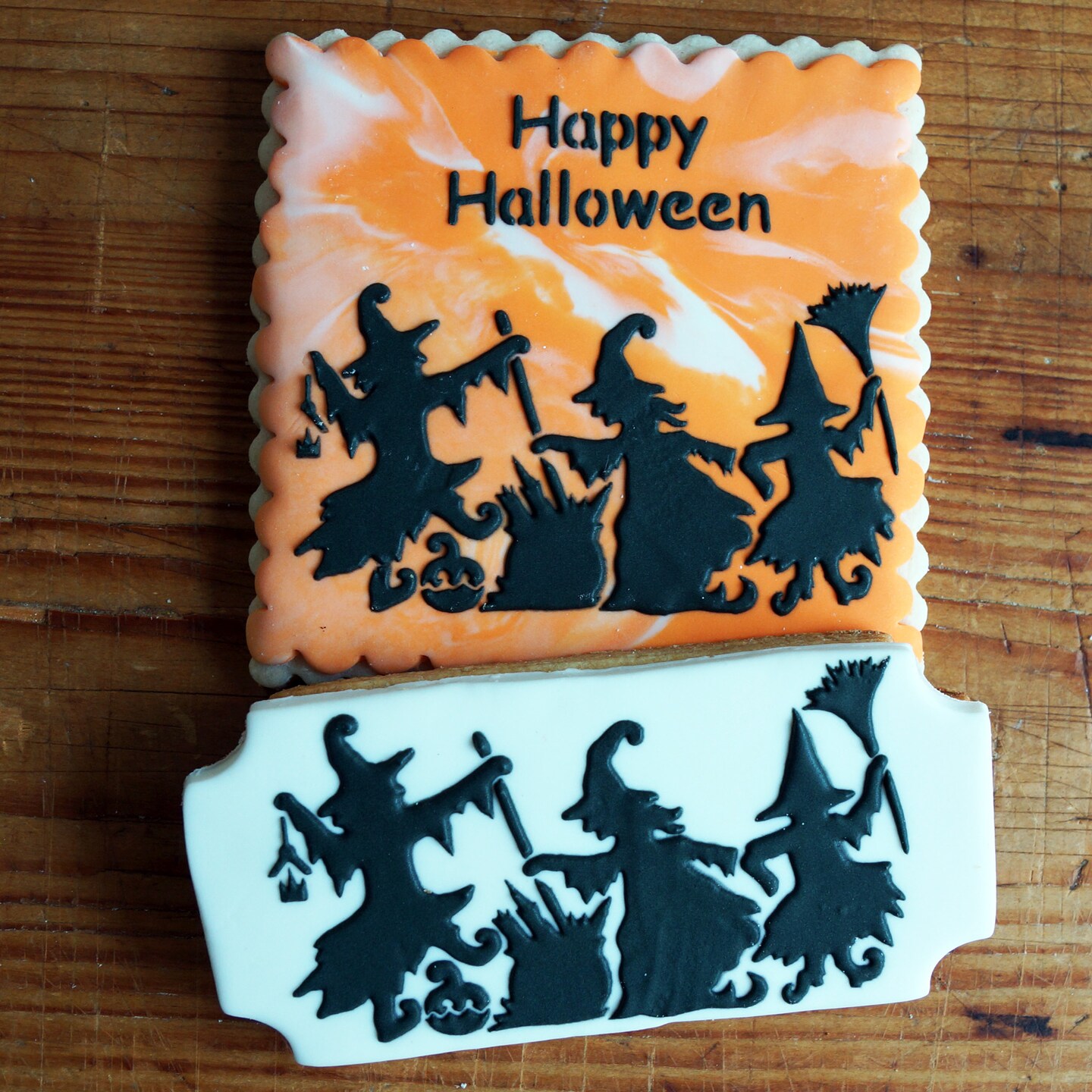 Dancing Witches Cookie & Craft Stencil | CM181 by Designer Stencils | Cookie Decorating Tools |