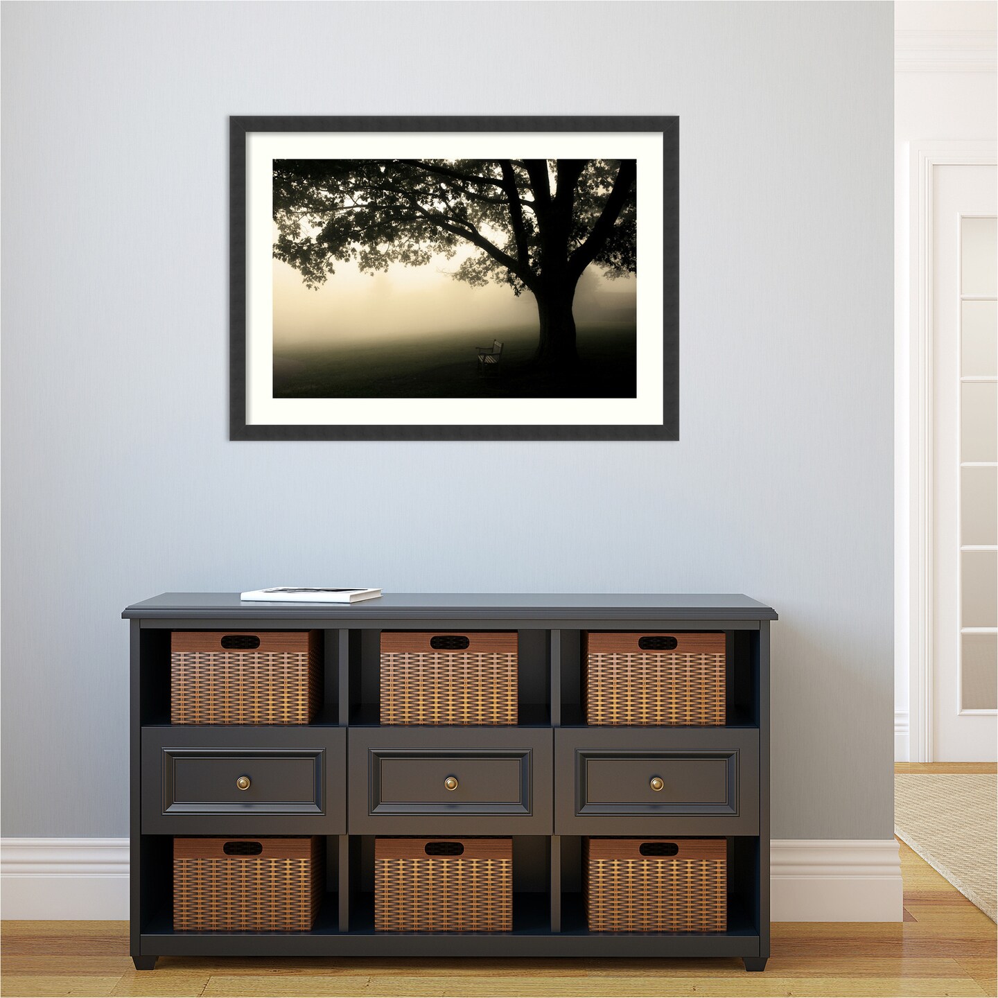 Shenandoah by Andy Magee Wood Framed Wall Art Print 36 in. W x 26 in. H