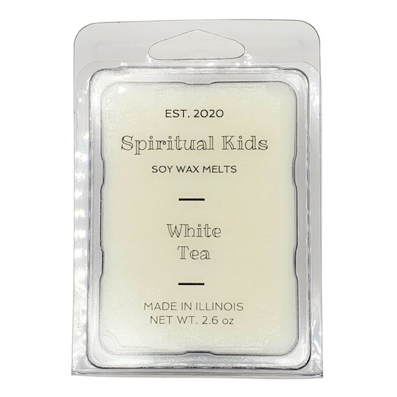 White Tea 2.6oz All Natural Soy Wax Melts 6ct Hand Poured with Fragrant/Essential Oils! Herbal & Floral Wax Melts |