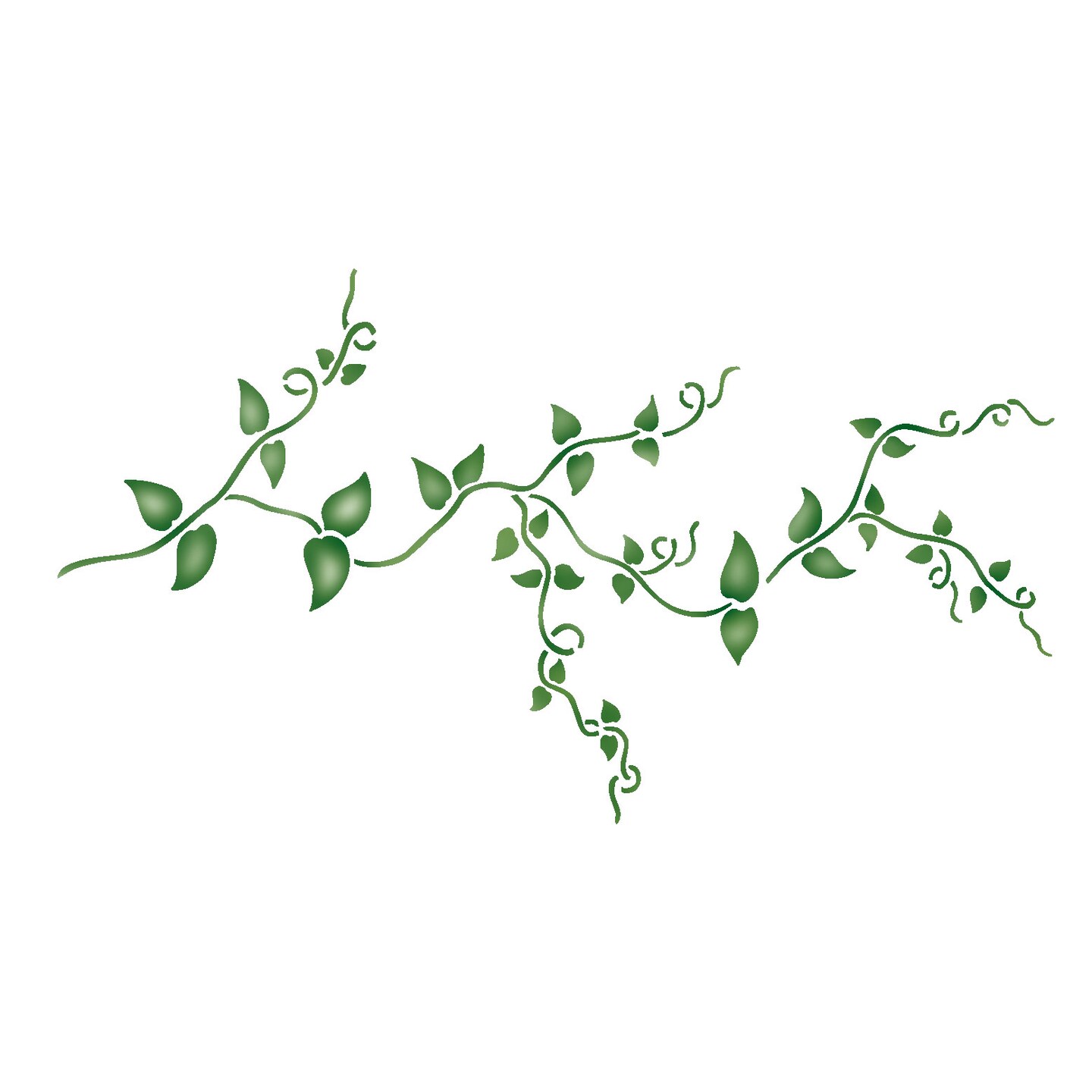 Small Free Form Vine Wall Stencil | 2174 by Designer Stencils | Floral ...