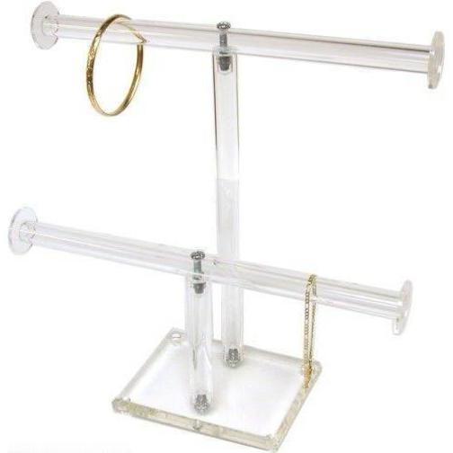 Shop Vanity Acrylic T-Shaped Necklace Display Stand Clear Online | Danube  Home Bahrain