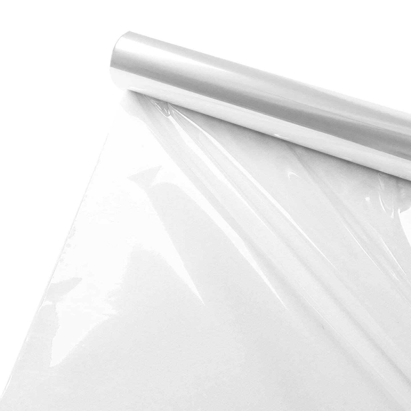 Cellophane Wrap 40Inch x 100'Ft Mylar Sheet Cellophane Roll Great Wrapping  Paper for Craft Basket(Clear) 