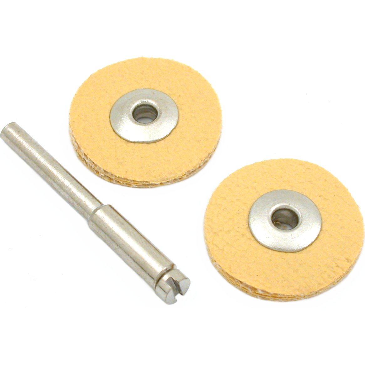 3 Leather Buffing Wheels Jewelers Gold Polishing 7/8&#x22;