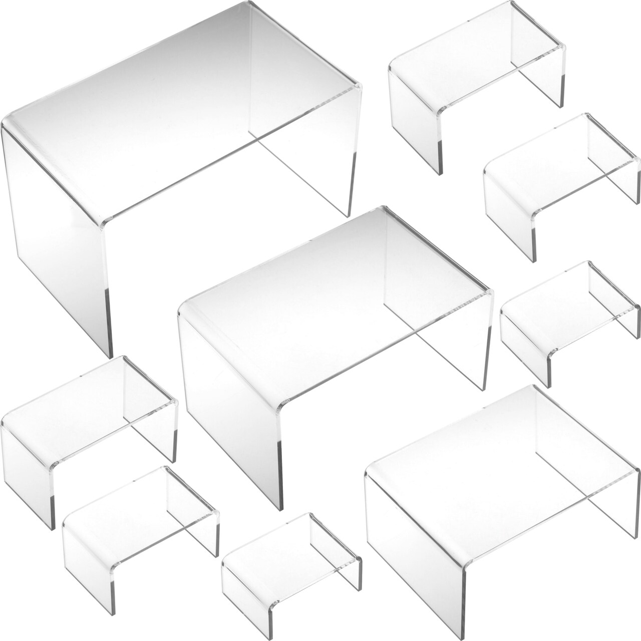 9 Clear Acrylic Risers Jewelry Display Stands | Michaels