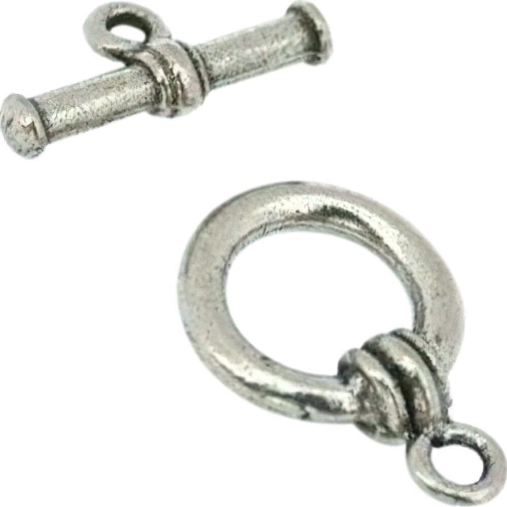 4 Bali Toggle Clasps Beading Pewter Antique Necklace Clasps, Toggles, & Closures Michaels