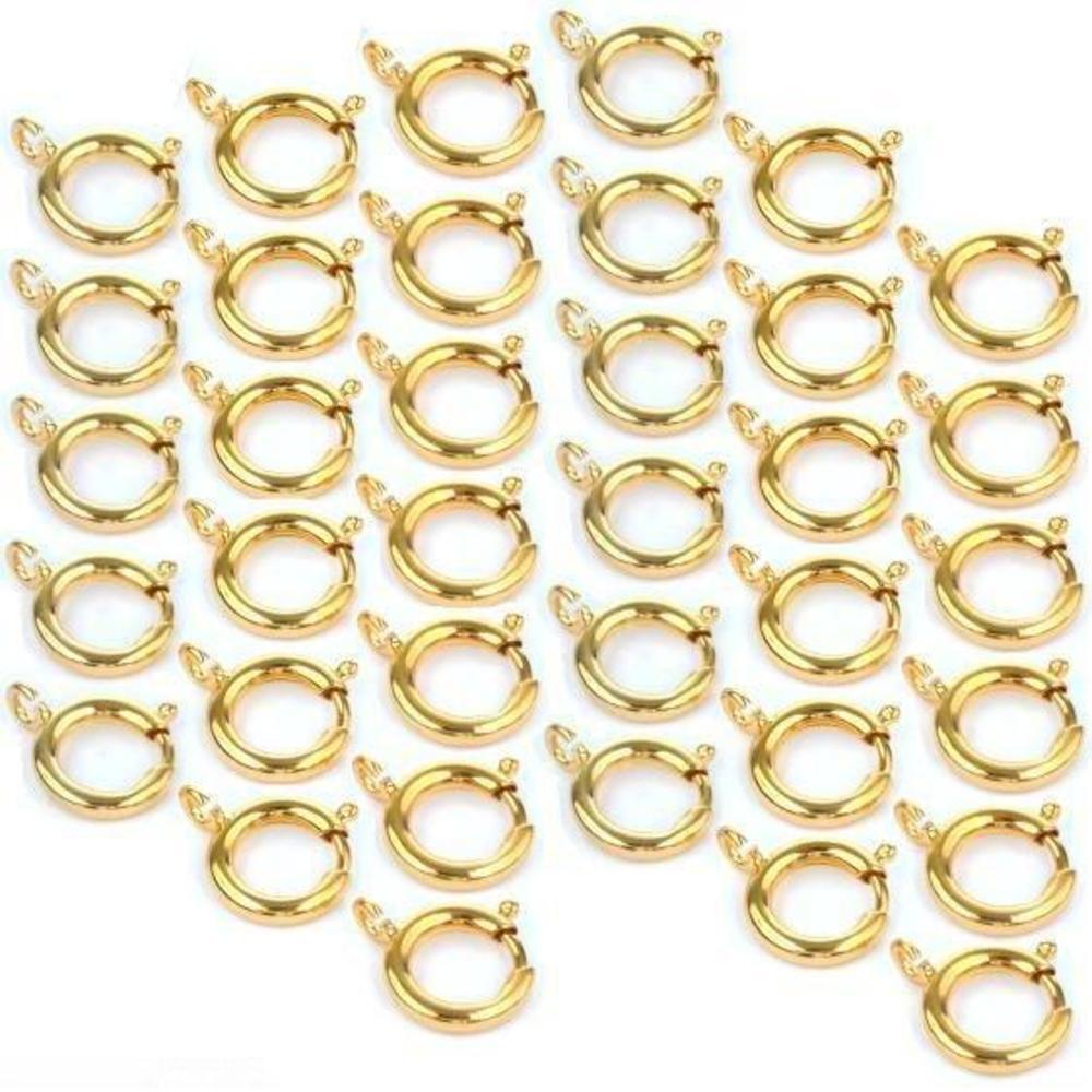 36 Pocket Watch Parts Fobs Connectors Gold Plated 12mm