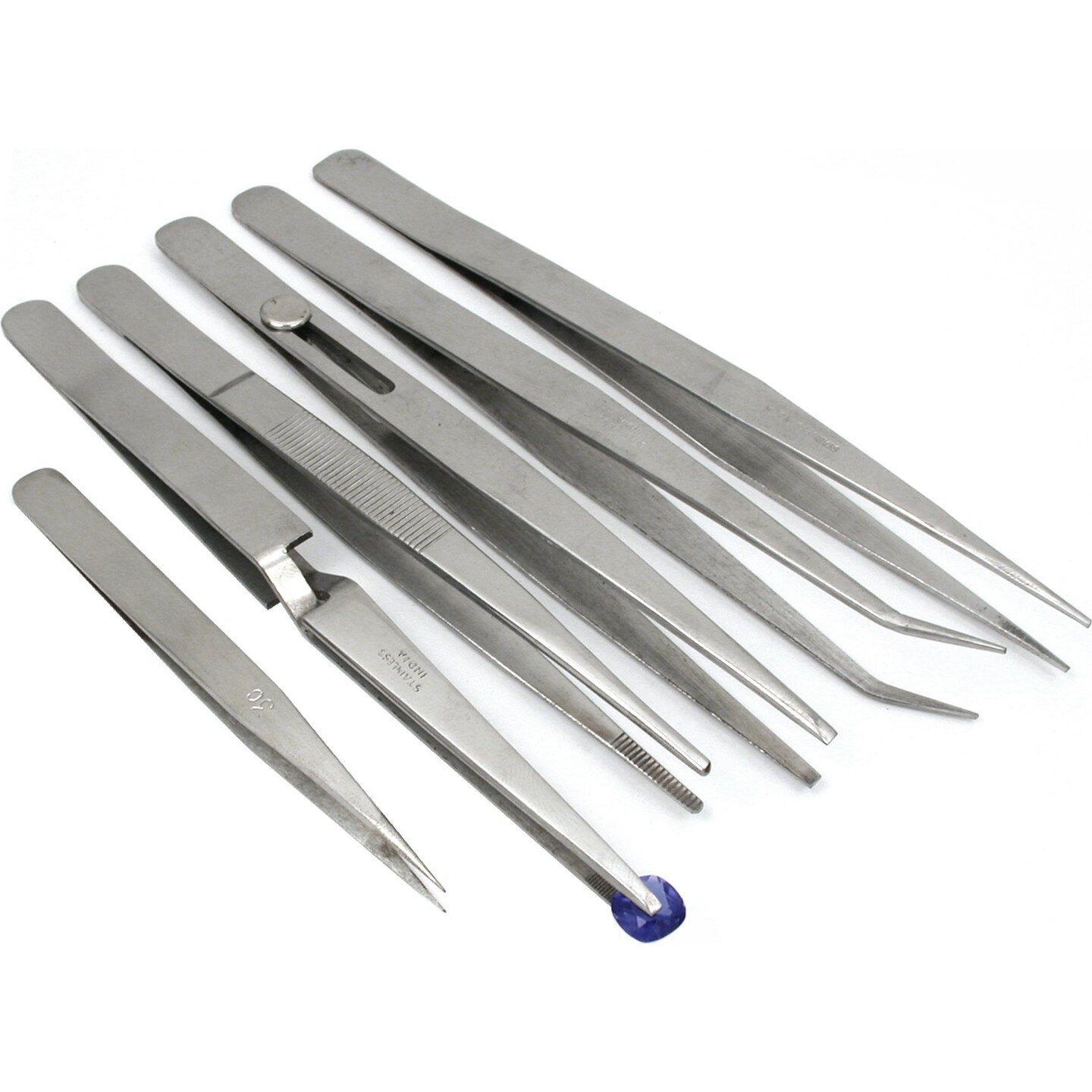 12 Piece Set Specialty Cheap Jewelers Tweezers Tools