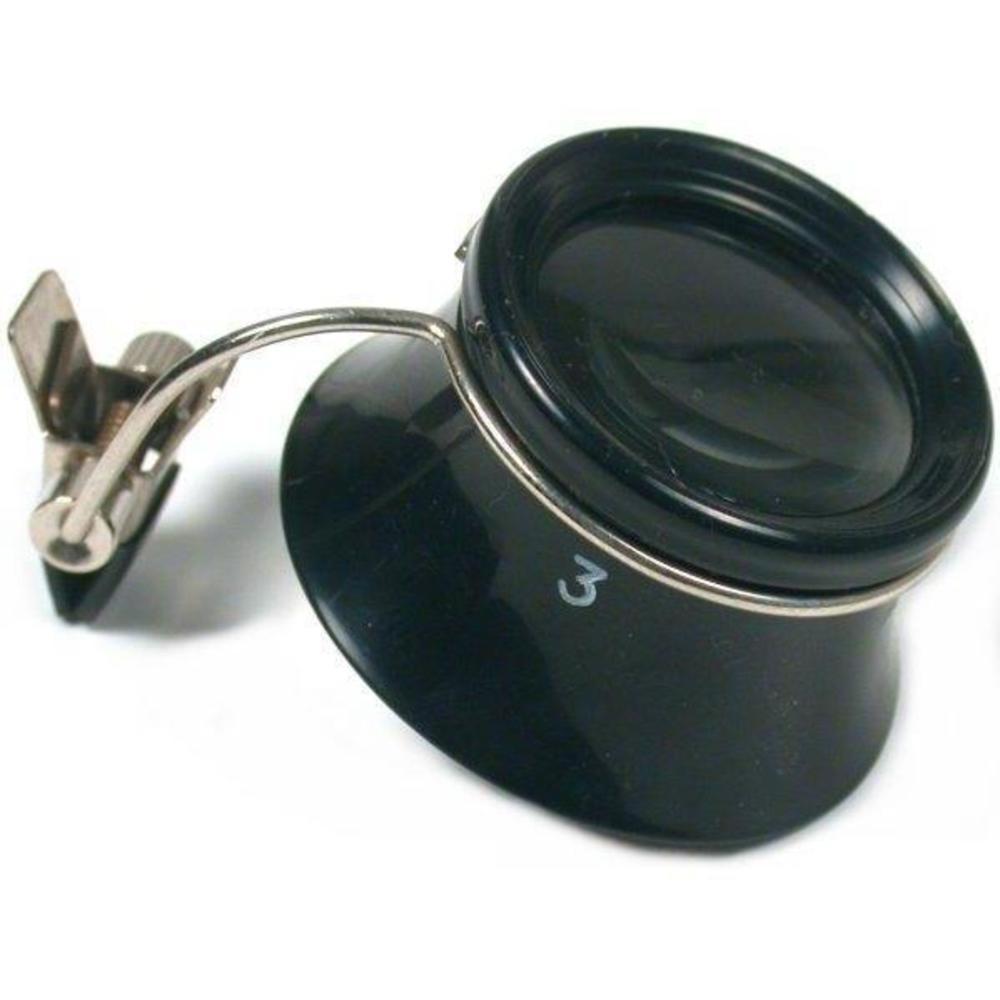 3X Eye Loupe for Glasses Jewelers Gemologists Magnifier