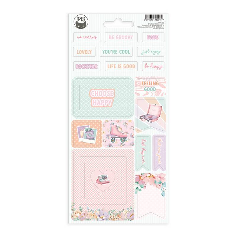 Have Fun Chipboard Sticker Sheet 1 Michaels