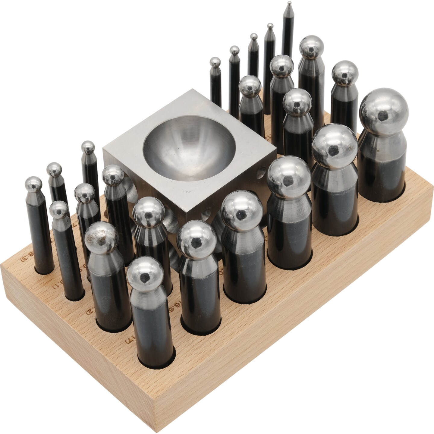 Doming Punches and Block Set of 25