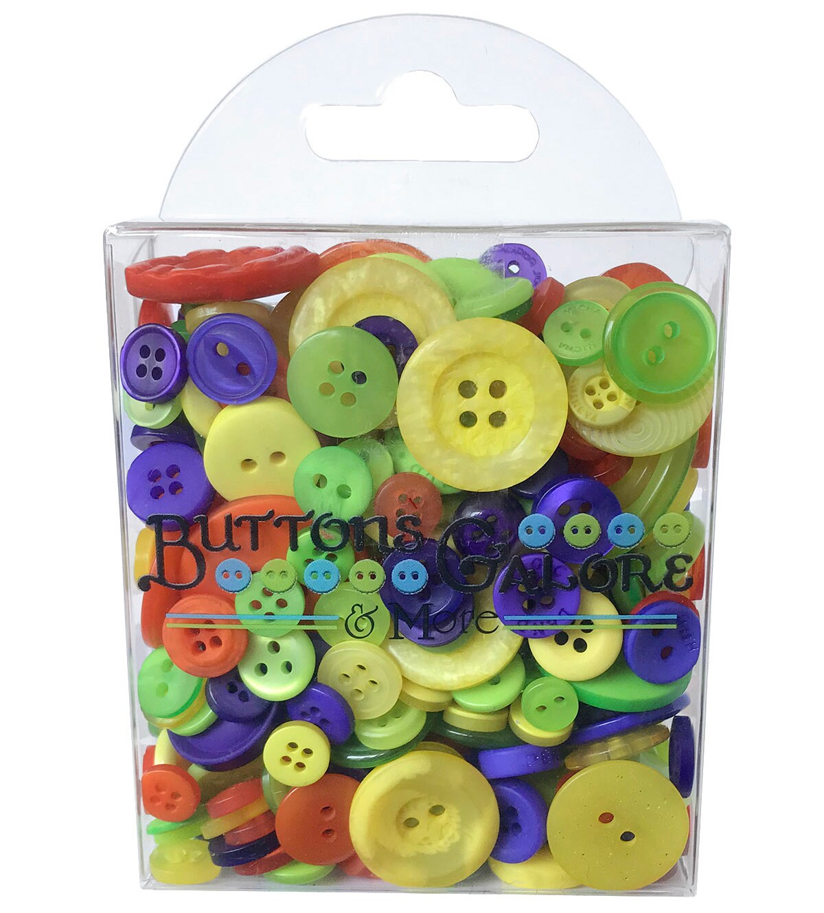 Buttons Galore and More Sewing &#x26; Craft Buttons - Colorful Round Buttons for DIY Projects