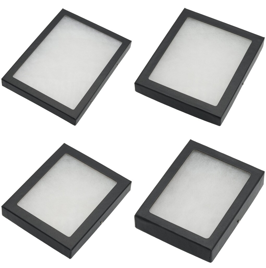 4 Glass Top Display Mount Frame Cases Sizes - 8x6&#x22;, 6x5&#x22;, 5x4&#x22;, 4x3&#x22;