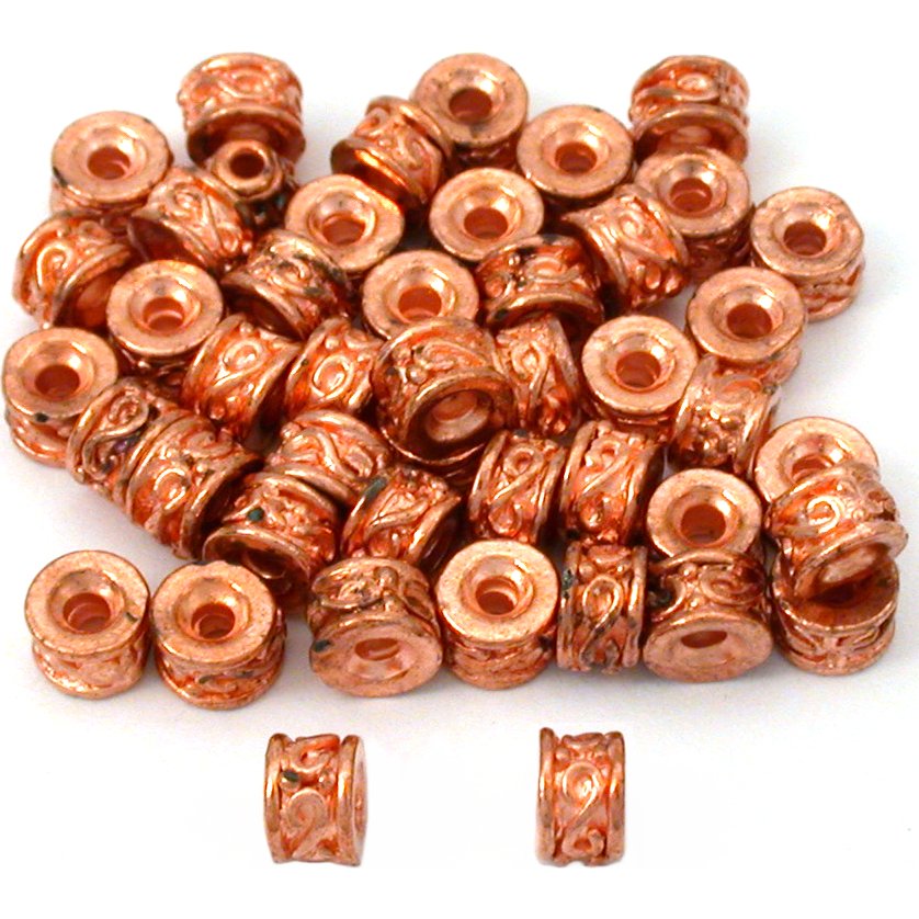 15g Spacer Beads Copper Plated Jewelry 5mm Approx 47