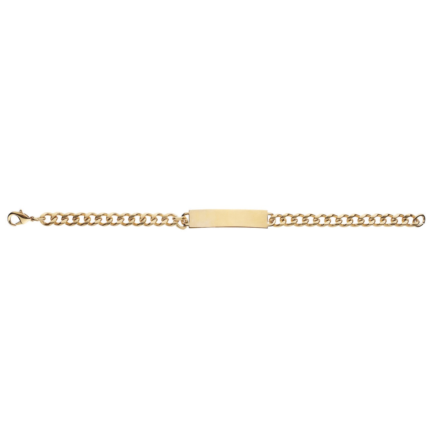 ID Bracelet Gold Plated 8 1/2&#x22;