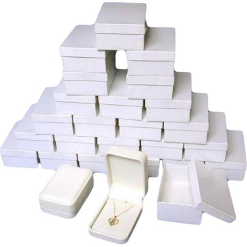 24 Diamond Pendant &#x26; Chain Gift Display Boxes