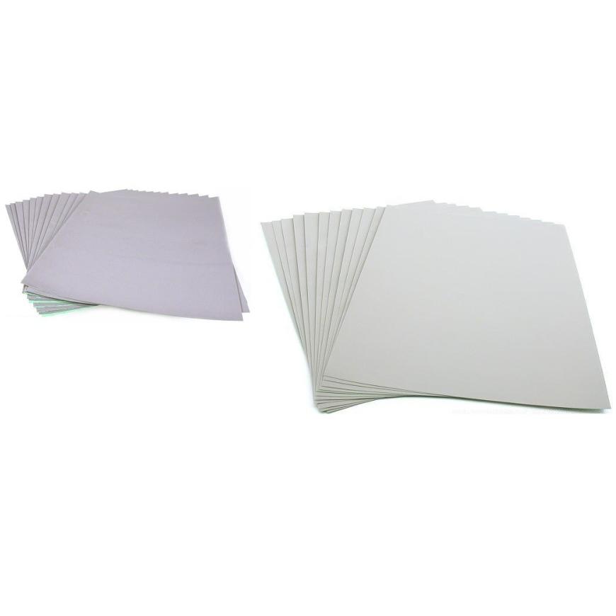 Sandpaper Polishing Paper 4/0 &#x26; 2/0 Grit Kit 24 Pcs