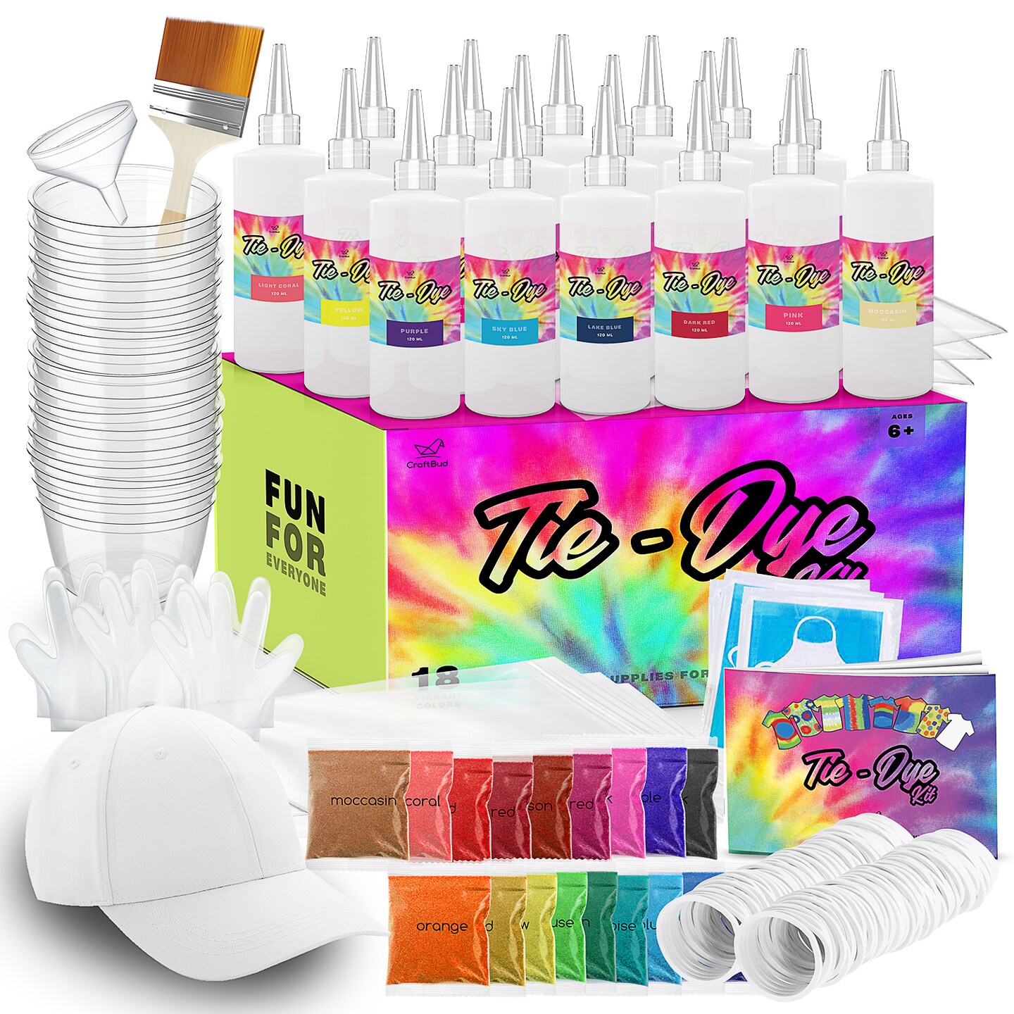 CraftBud DIY Tie Dye Kit