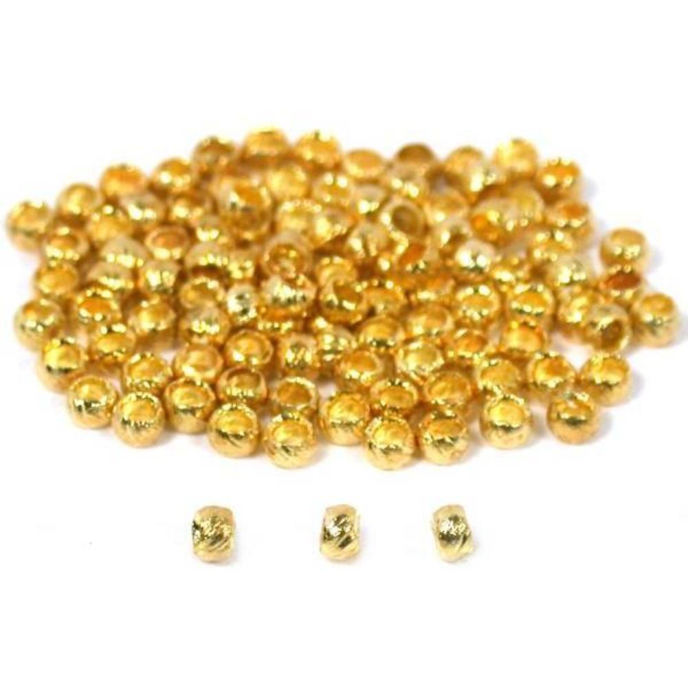 Crimp Beads Brass Qty 100