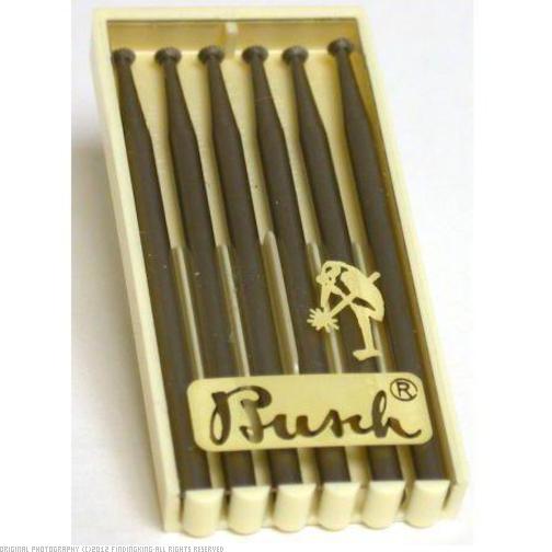 Hart Bur 040, 6 Pack - 45 Degree Swiss Vanadium Steel Burs (4.00mm, 44.5mm)