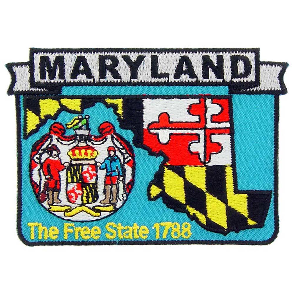 Maryland State Map Patch 3&#x22;