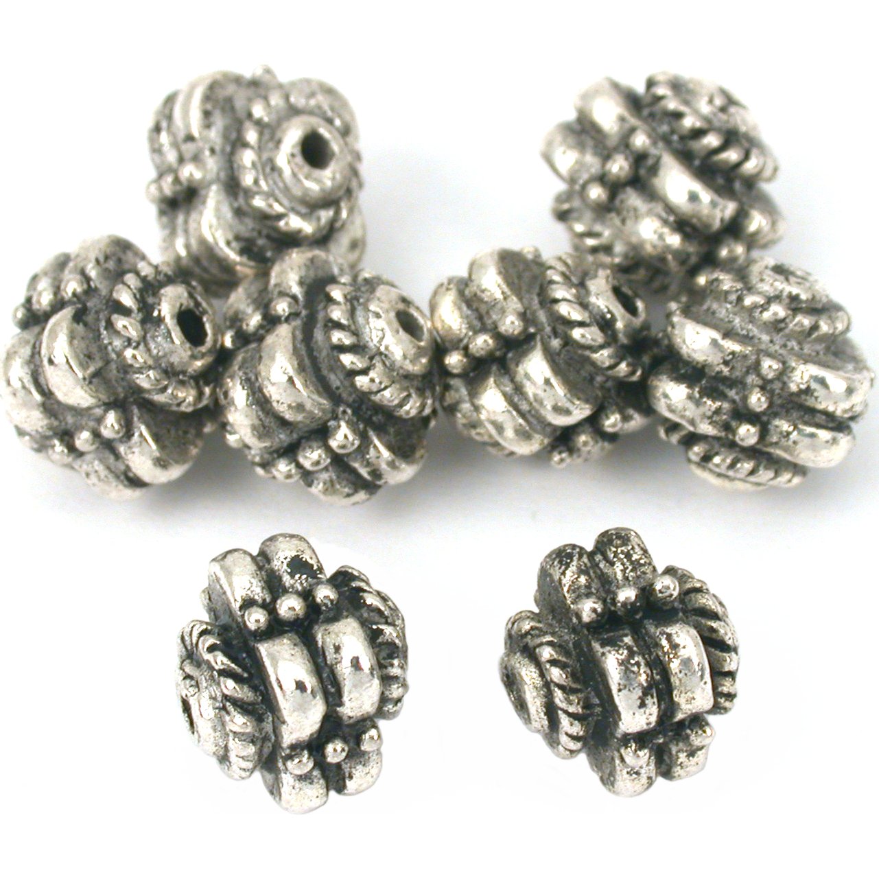 Flower Bali Spacer Beads Antq Silver Plt 9mm Approx 8 | Michaels