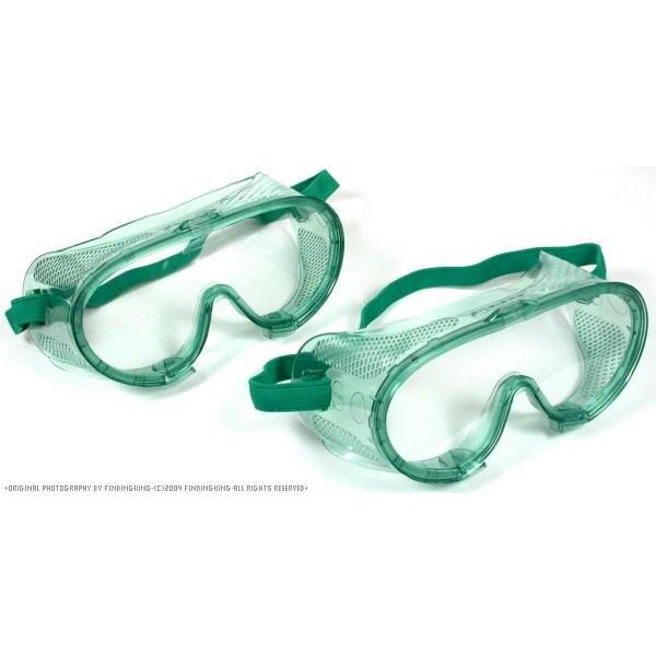 2 Goggles Safety Glasses Clear Eye Protection Tools