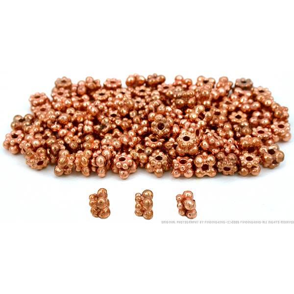 Bali Spacer Beads Copper Plated Jewelry 5mm Approx 100
