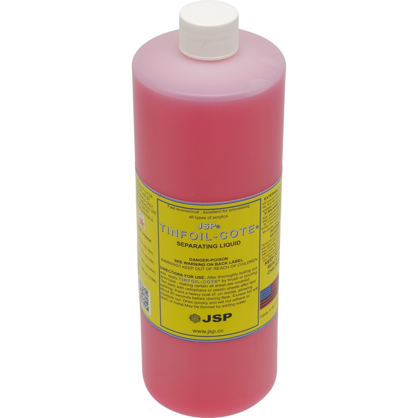 JSP® Tine Foil-Cote Separating Liquid 32oz 946mL,Tin foil substitute ...