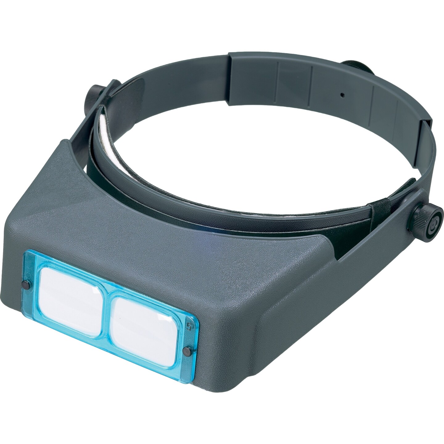 Donegan OptiVISOR® Headband Magnifier DA-5, 2-1/2X, 8 WITH GLASS LENSES