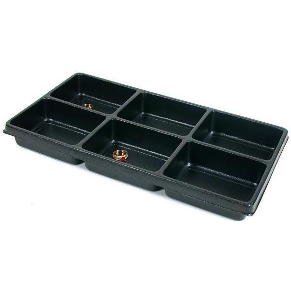 12 Jewelry Pocket Watch Display Tray Black Showcase Box