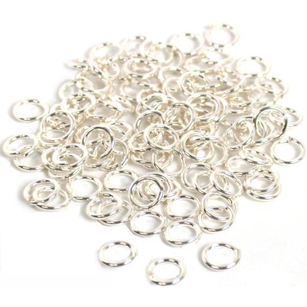 100 Jump Ring Sterling Silver O Ring Parts 20 Gauge FindingKing