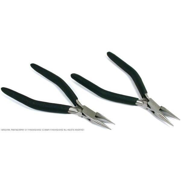 2 Chain Needle Nose Long Pliers Wire Wrap Jewelers Tool