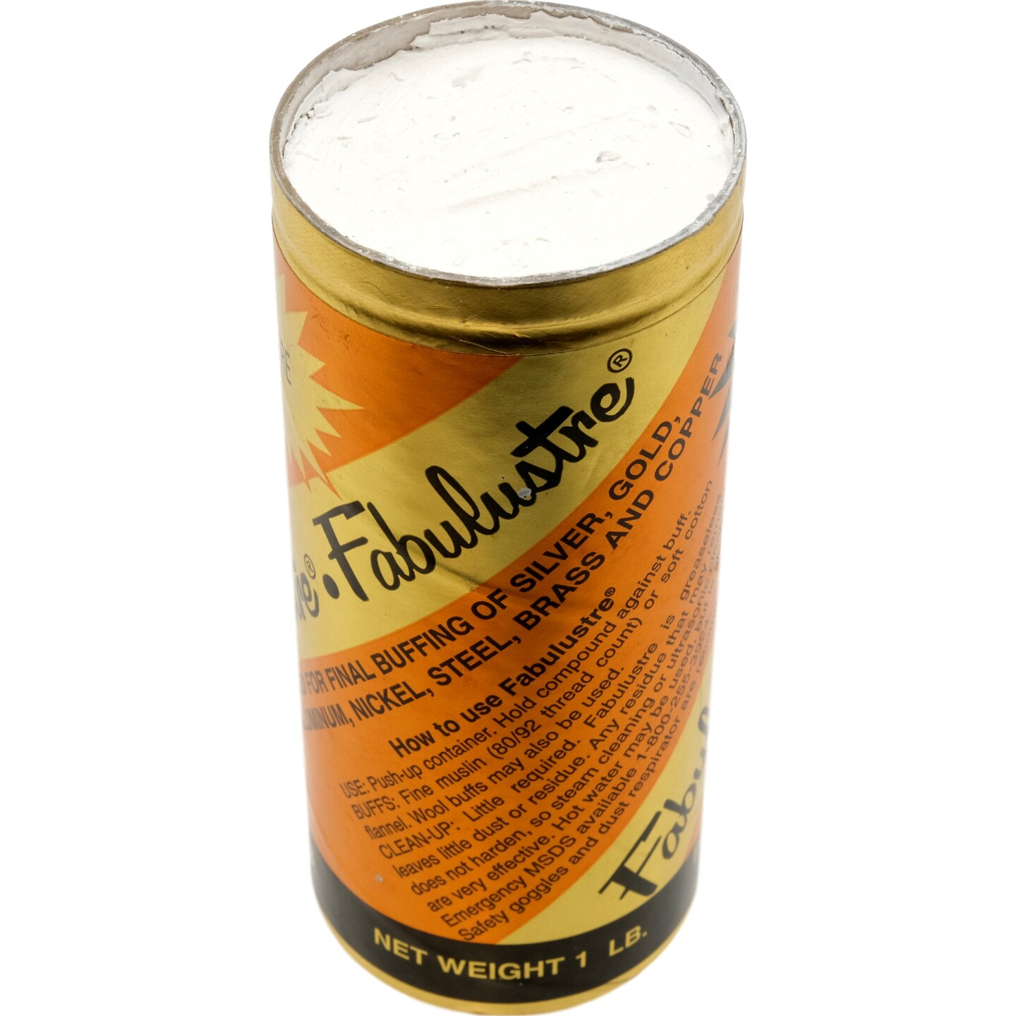 Fabulustre Polishing Compounds Jewelry 1 lb Grobet Vigor Rouge Bar Tube Buffing