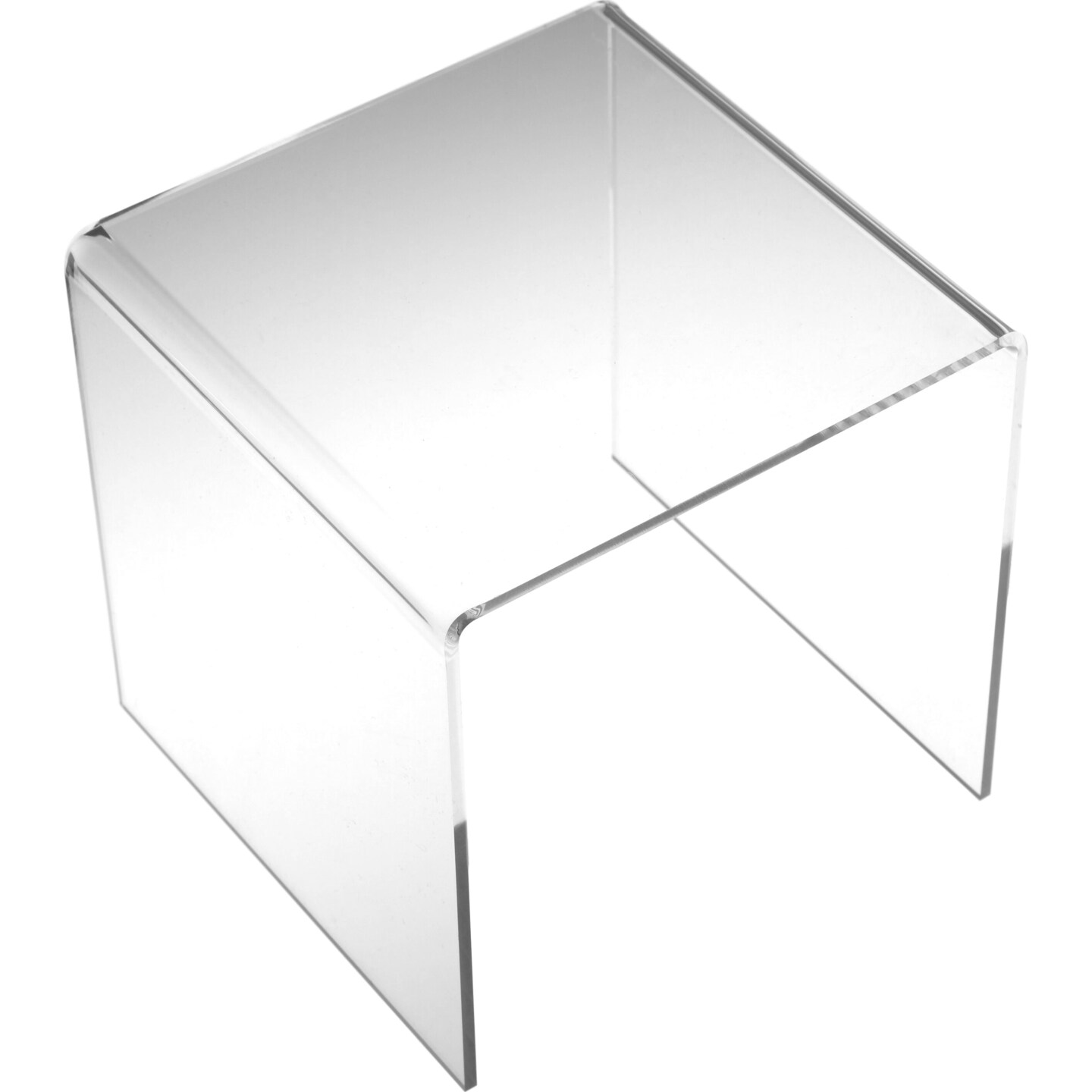 5 Display Risers Clear Acrylic Jewelry Showcase Stands