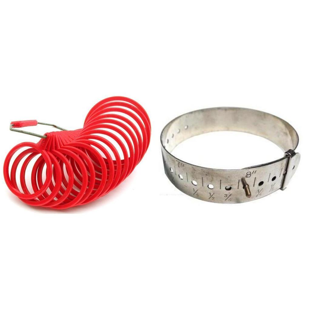 Bangle Bracelet Wrist Watch Sizers Jewelry Measuring Tool Kit 2 Pcs
