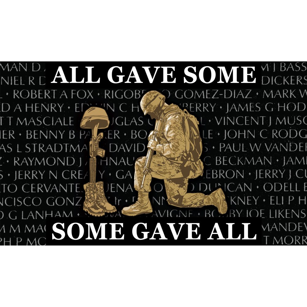 All Gave Some Some Gave All Military Flag with Grommets 3ft x 5ft